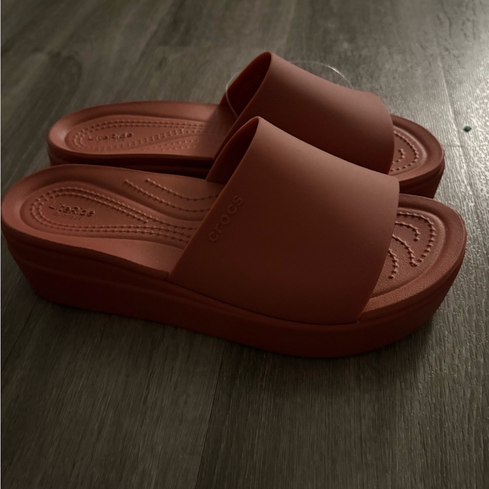 Crocs Women's Slide Sandals - Red